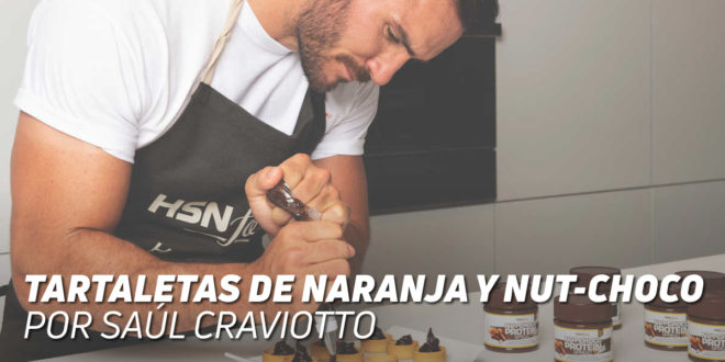 Tartaletas rellenas de Nutchoco, por Saúl Craviotto