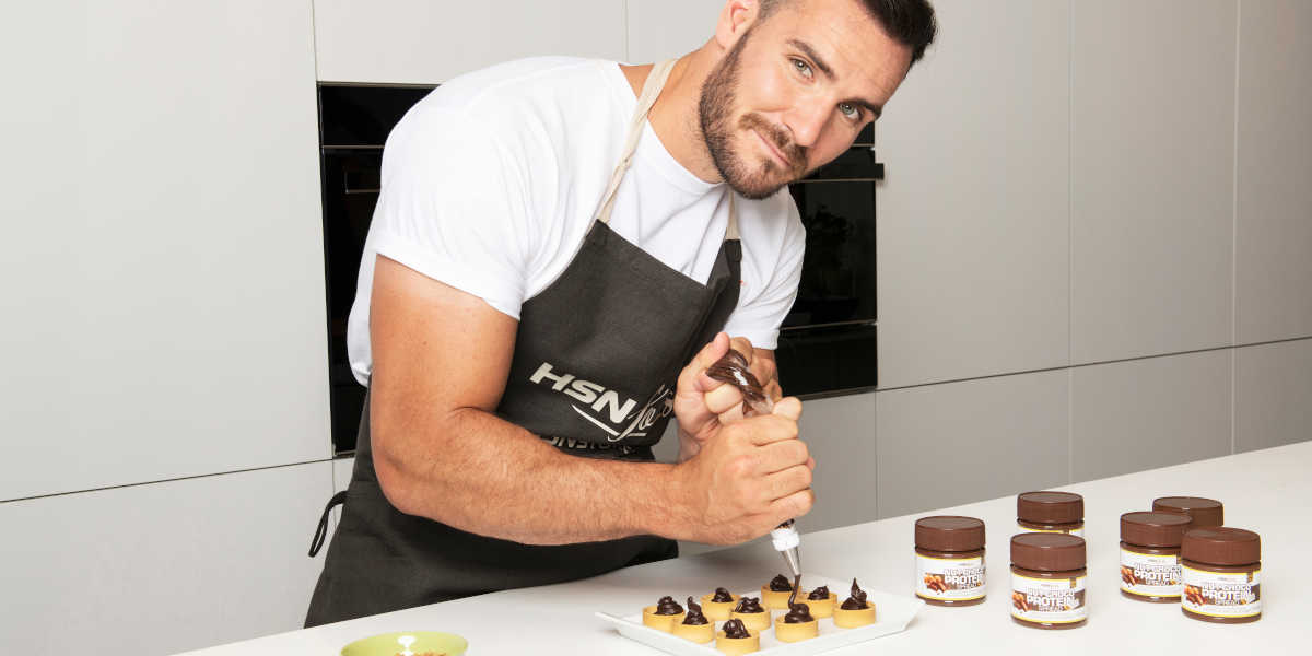 Tartaletas con Nutchoco HSNfoods con Saúl Craviotto