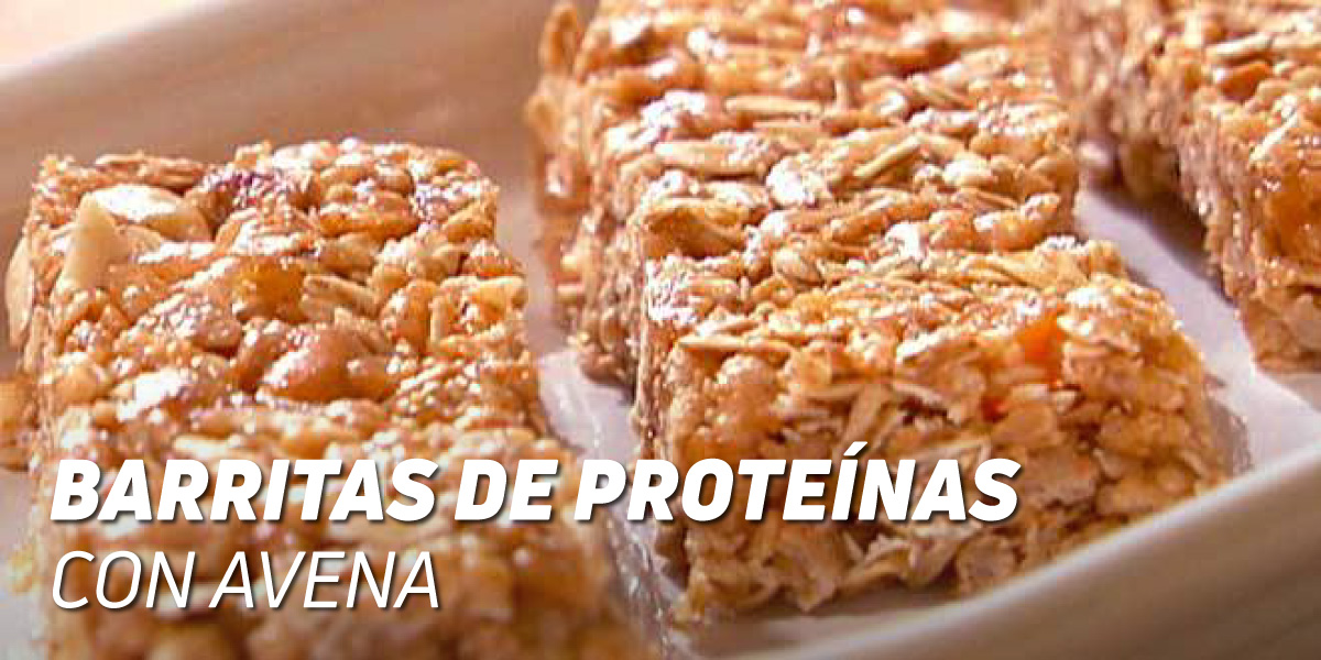 Barritas de Proteínas con Avena Horneadas