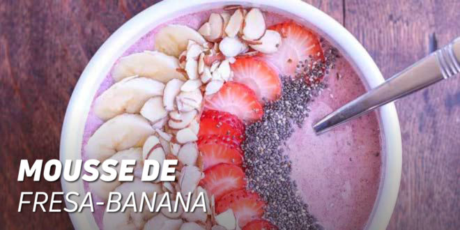 Mousse de Fresa Banana