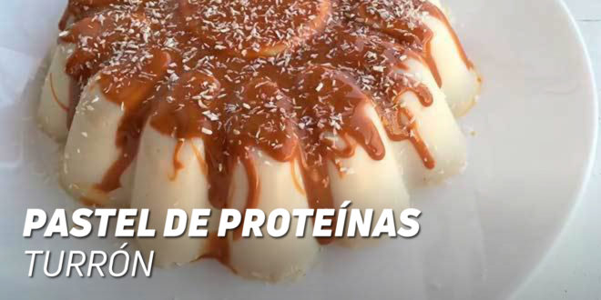 Pastel de Proteínas Sabor Turrón