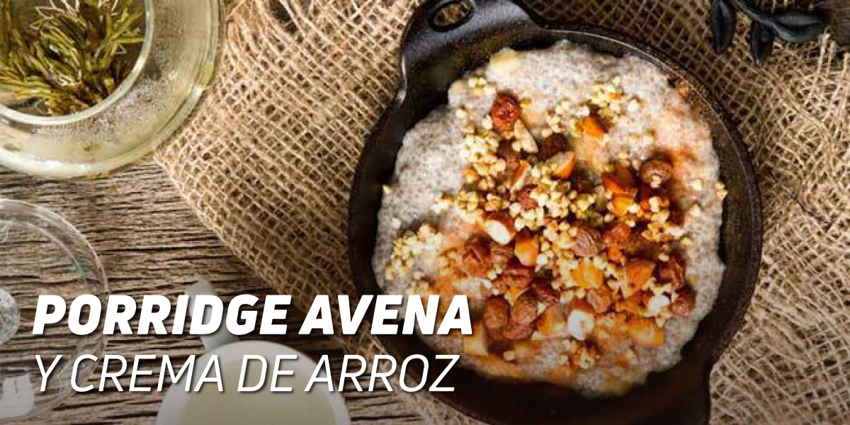 Porridge de Avena y Crema de Arroz con Semillas
