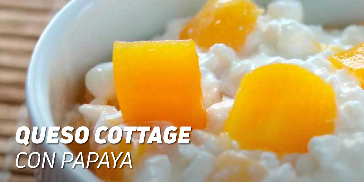 Receta de Queso Cottage con Papaya super nutritiva HSN