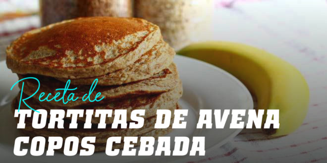 Tortitas de Avena con Copos de Cebada