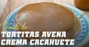 Tortitas de Avena con Crema de Cacahuete