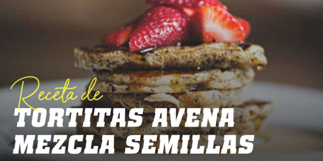Tortitas de Avena y Claras con Mezcla de Semillas