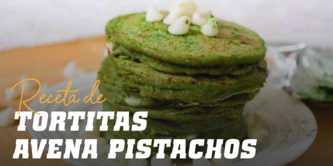 Tortitas de Avena y Claras con Pistachos