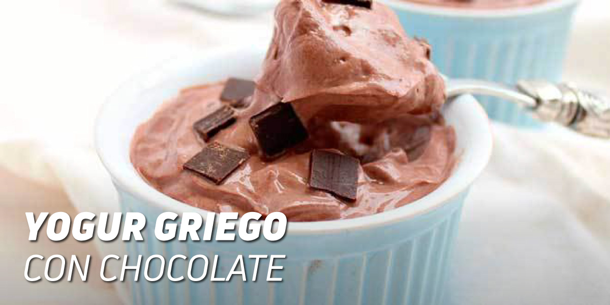 Receta de Yogur Griego con Chocolate muy nutritiva HSN