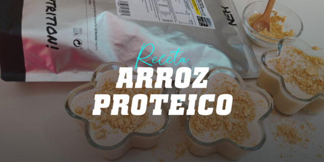 Arroz Proteico con Mantequilla de Cacahuete