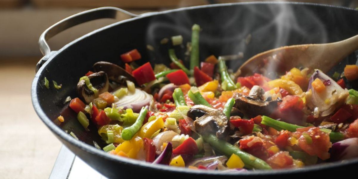 Sofrito de Verduras con Aceite de Coco
