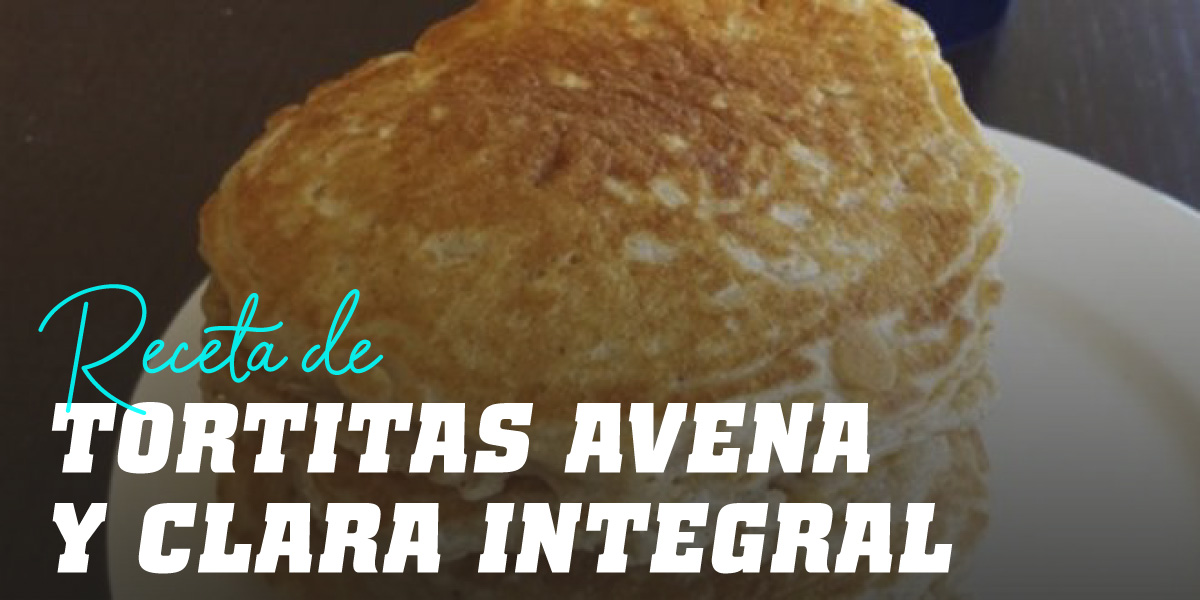 Tortitas de Claras y Copos de Avena Integral
