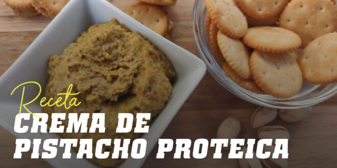 Crema de Pistacho Proteica en 4 minutos