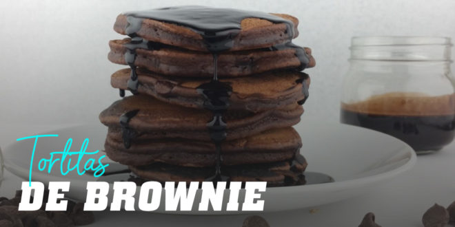 Tortitas de Brownie Fitness Tortitas de Brownie Fitness