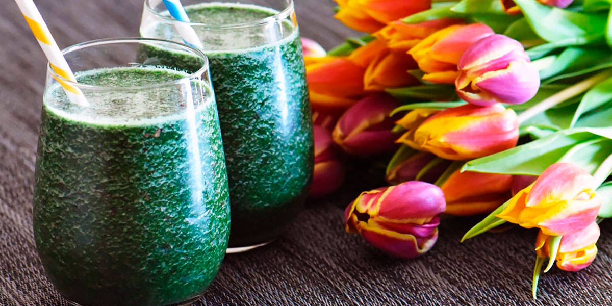 smoothie con chlorella
