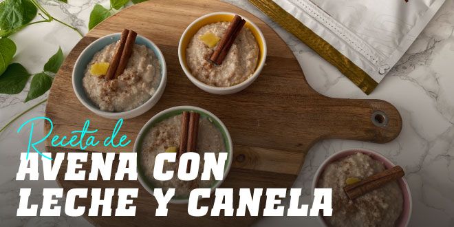 Avena con Leche y Canela