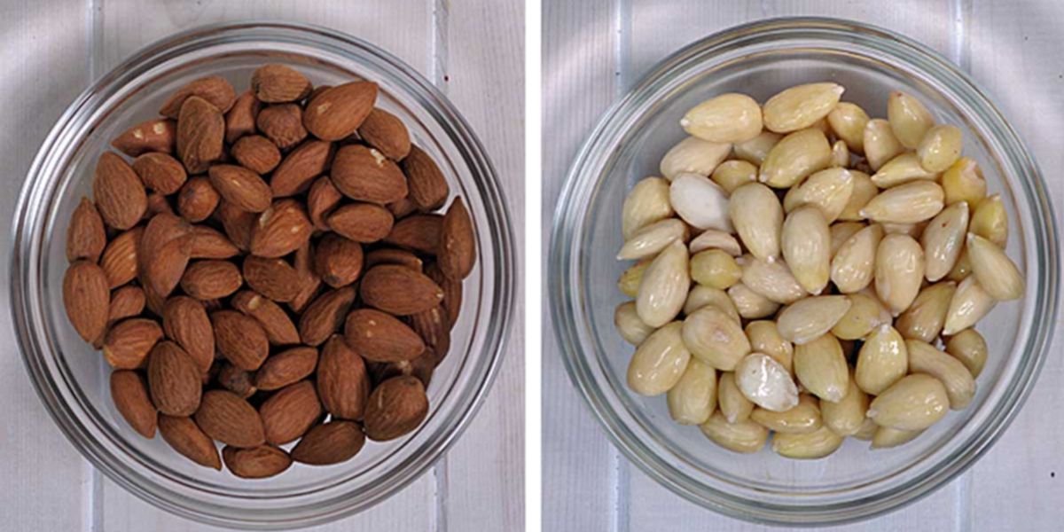 Almendras RAW vs Almendras Blanched 