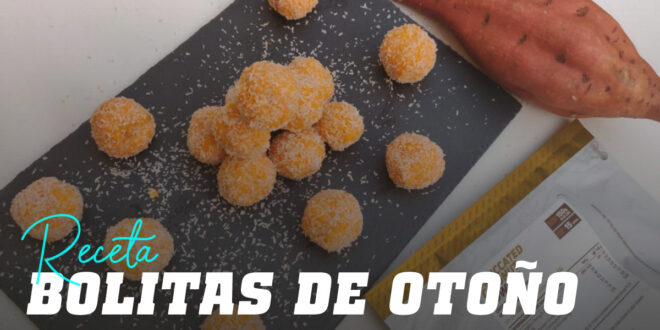 Bolitas de Otoño con Boniato y Coco Bolitas de Otoño con Boniato y Coco