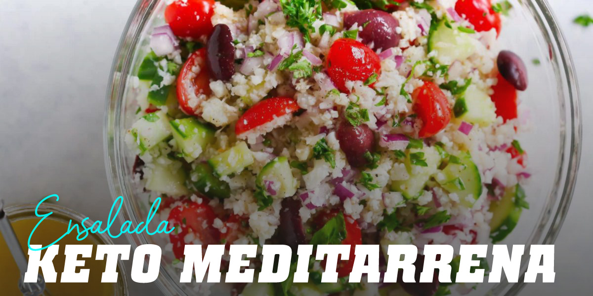 Ensalada Keto Mediterránea Ensalada Keto Mediterránea