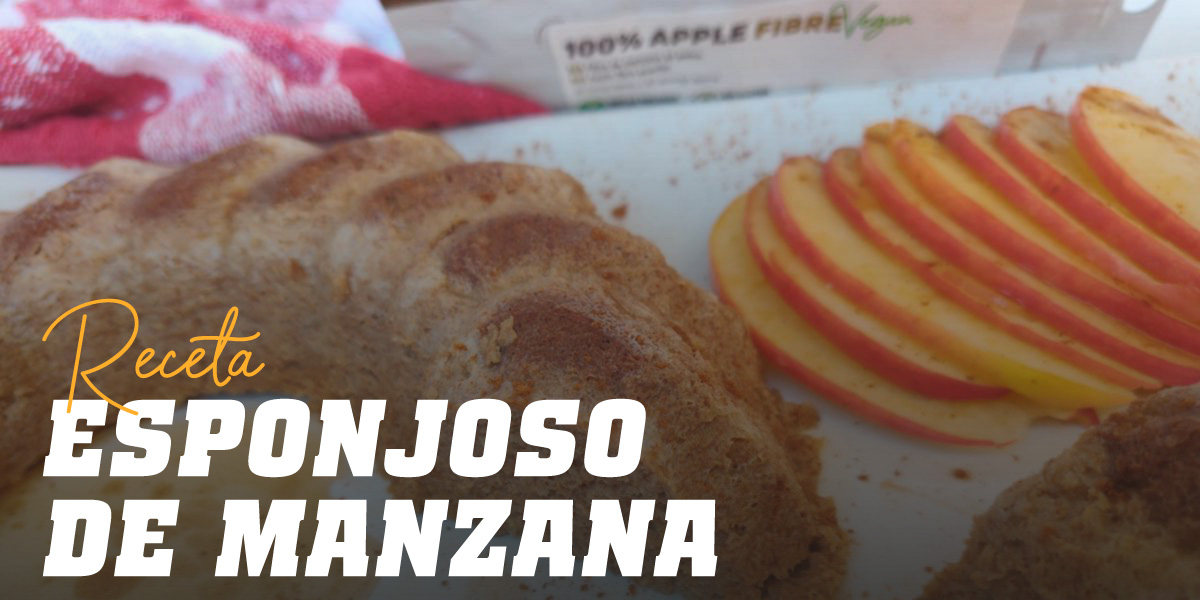 Esponjoso de Manzana y Caramelo