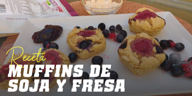 Muffins Veganos con Proteína de Soja