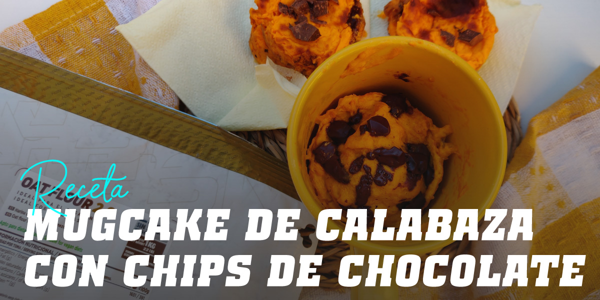 Mug Cake de Calabaza con Chips de Chocolate