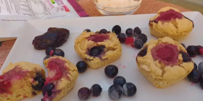 Muffins Veganos con Proteína de Soja