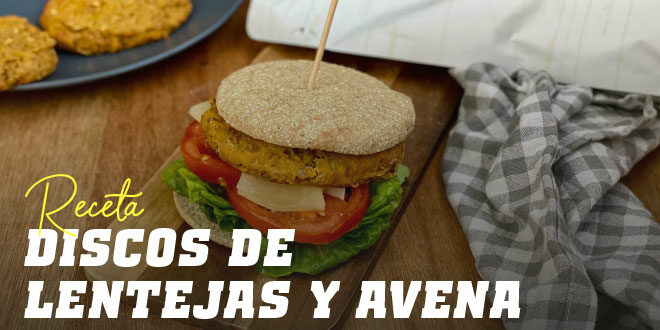 Discos de Lentejas, Calabaza y Harina de Avena Discos de Lentejas, Calabaza y Harina de Avena