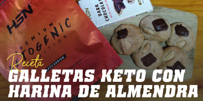 Galletas Keto con Chocolate y Proteína Whey Galletas Keto con Chocolate y Proteína Whey