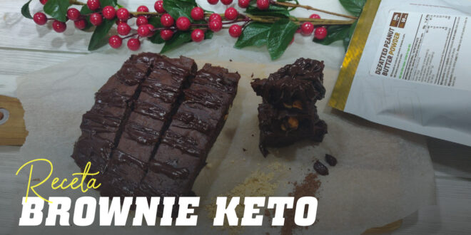 Brownie Keto de Chocolate y Harina de Almendra Sin Azúcar Brownie Keto de Chocolate y Harina de Almendra Sin Azúcar
