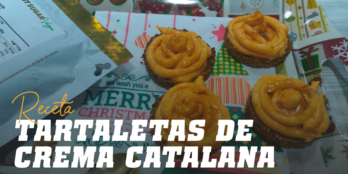 Tartaletas de Crema Catalana Altas en Proteínas
