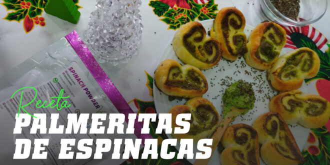 Palmeritas de Espinacas Saludables Palmeritas de Espinacas Saludables