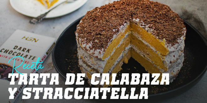 Tarta de Calabaza y Stracciatella