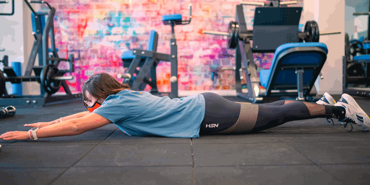 Ejercicio superman para espalda 