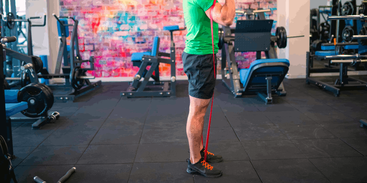 Band Reverse Lunge