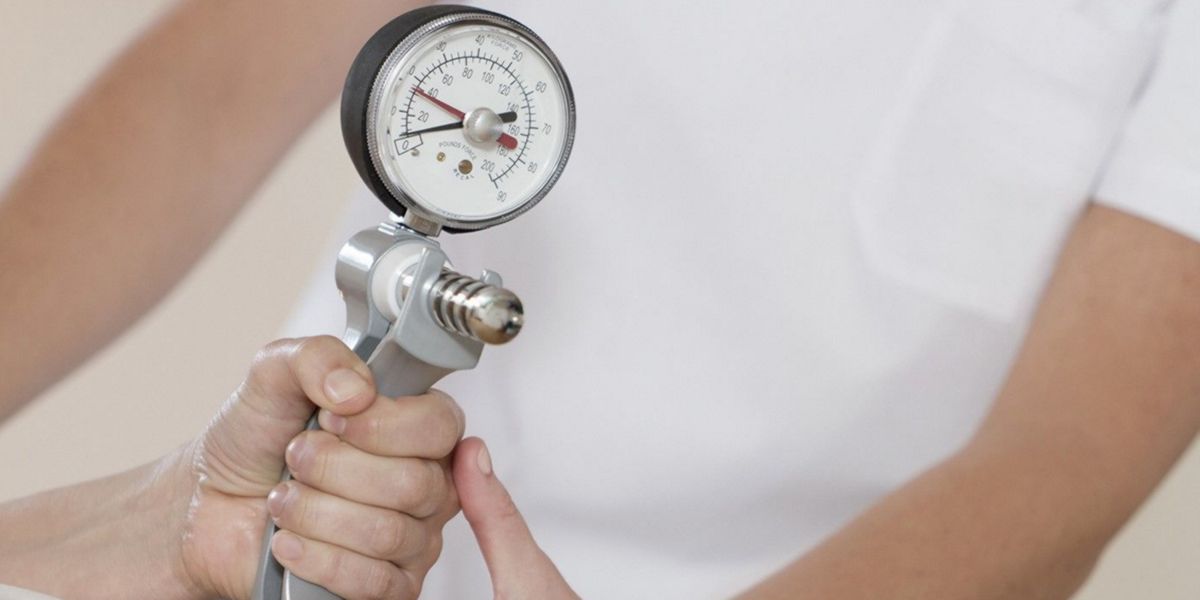 medidor de fuerza de agarre.