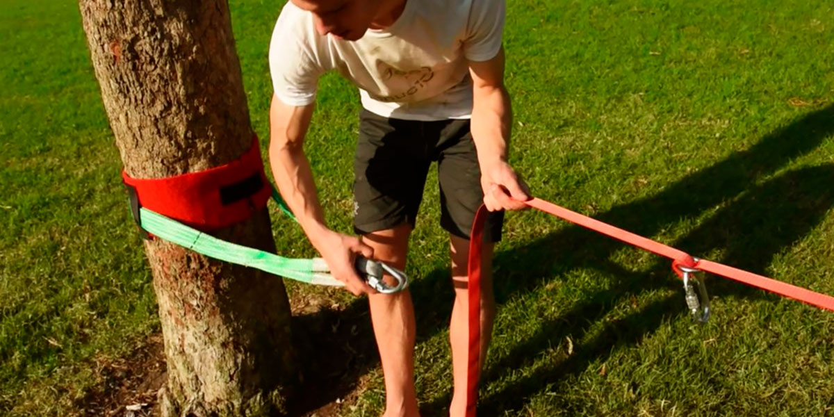 Qué necesitas para hacer slack line Qué necesitas para hacer slack line