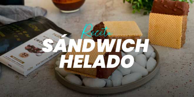 Sándwich Helado Rico en Proteínas Sándwich Helado Rico en Proteínas