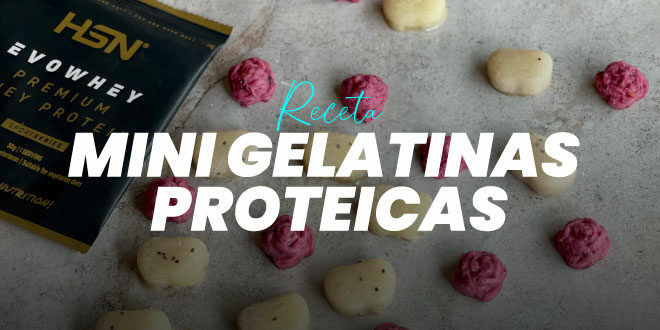 Mini Gelatinas Proteicas con Fruta Natural