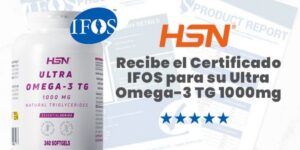 Certificado IFOS de HSN para Ultra Omega-3 TG 1000mg