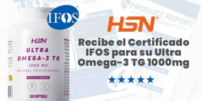 HSN recibe Certificación IFOS para su Ultra Omega-3 TG 1000mg HSN recibe Certificación IFOS para su Ultra Omega-3 TG 1000mg