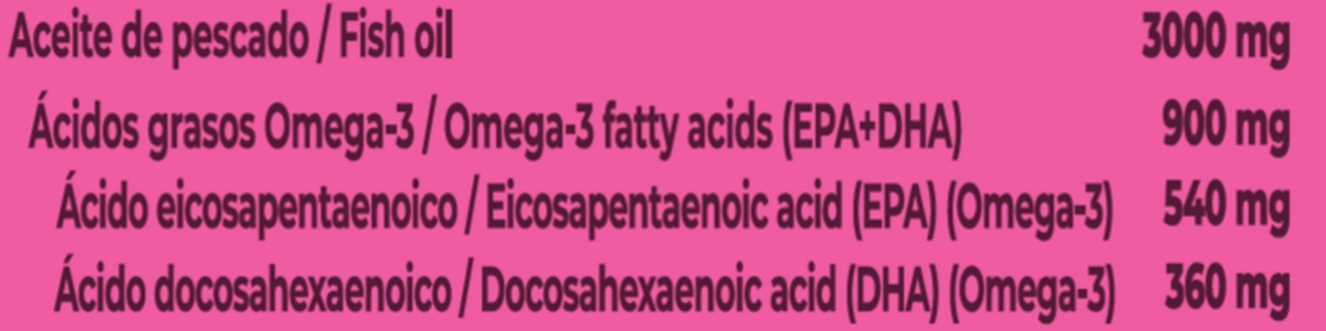 Etiqueta Aceite de Pescado Omega-3