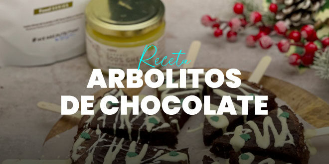Arbolitos de Chocolate para Navidad