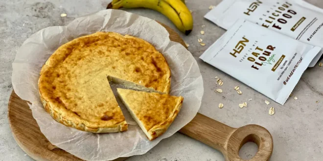 Tarta de de plátano y yogur fit Tarta de de plátano y yogur fit