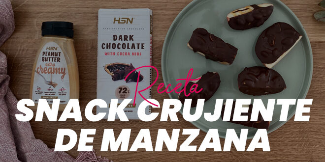 Snack de Manzana Crujiente con Crema de Cacahuete Snack de Manzana Crujiente con Crema de Cacahuete