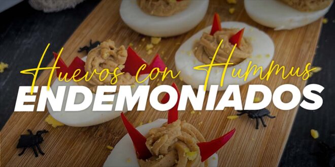 Huevos con Hummus Endemoniados Huevos con Hummus Endemoniados