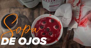 Sopa de Ojos para Halloween