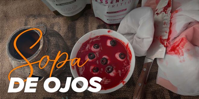 Sopa de Ojos para Halloween