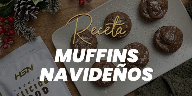 Muffins para Navidad con 4 Ingredientes