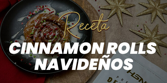 Cinnamon Rolls Fit para Navidad