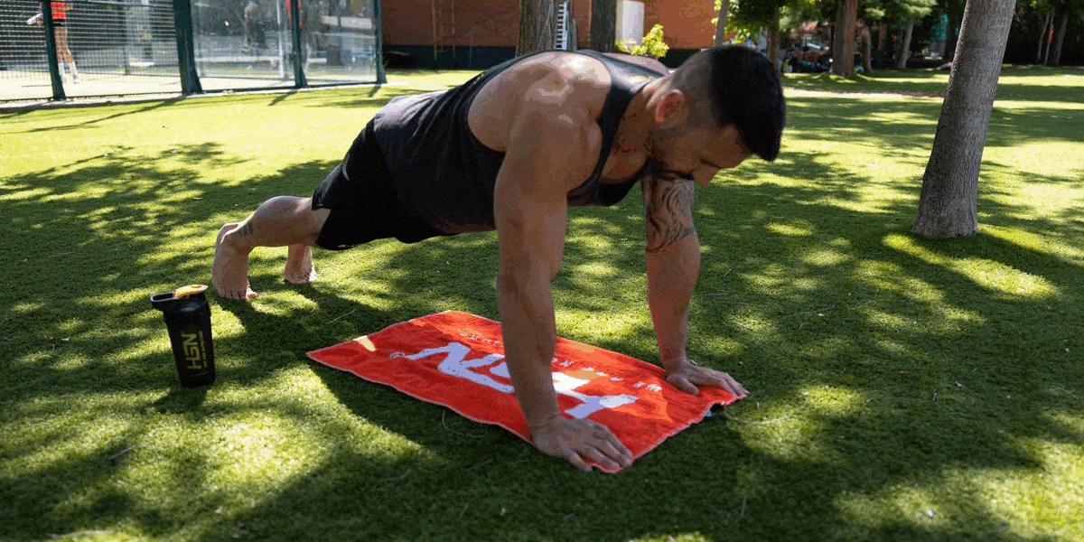 Flexiones de brazos Flexiones de brazos